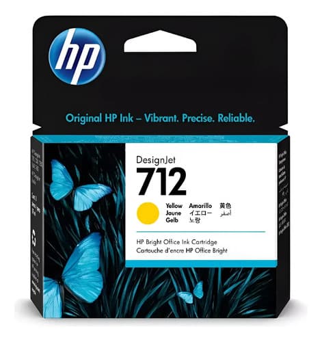 Cartucho Hp 712 Amarillo 210 230 250 630 650 Original 3ed69a
