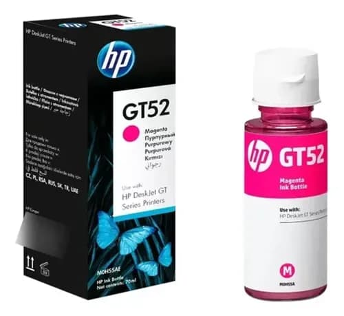 Tinta Hp Gt52 Magenta M0h55al 315 415 530 720 Vencida 02-24 Magenta
