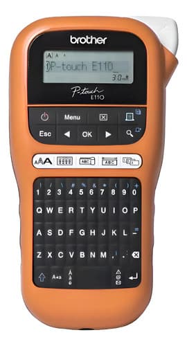 Rotuladora Industrial Portátil Brother Pt-e110vp Portátil Co Naranja