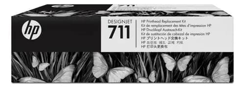 Kit Cabezales Hp 711 C1q10a T120 T520 X4 Colores + Cartuchos