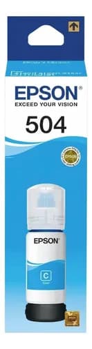 Tinta Epson T504220 L4150 L4160 L6161 L6171 L6191 504 Cian Cian