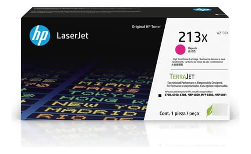 Tóner Hp 213x Magenta Alto Rendimiento Hp W2133x 6000paginas Magenta