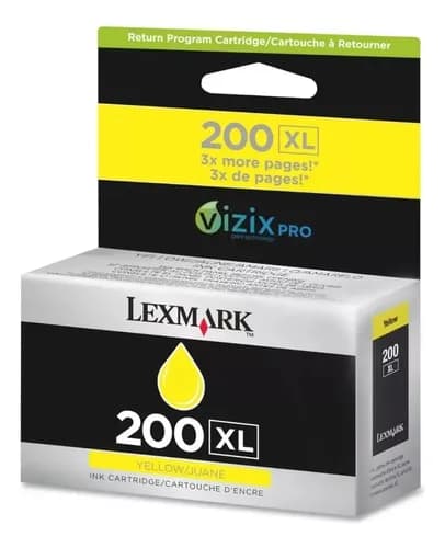 Cartucho Lexmark 200xl Amarillo  Original  L Pro 4000 5500