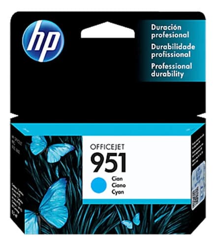 Hp Cn050 Al Cartucho 951 Cian 8100 8110 8600 8610 8615 8620