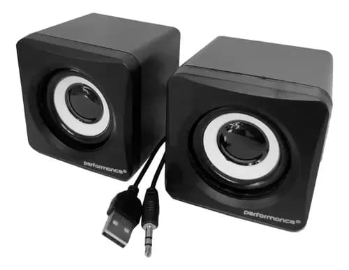 Parlante Performance Mini Para Pc Usb Negro