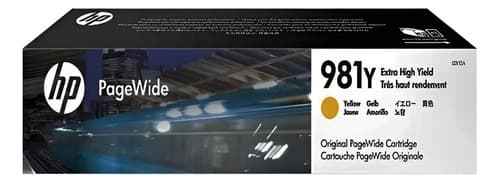Cartucho Hp 981y Amarillo Alto Rendimiento L0r15a 16000 Pags