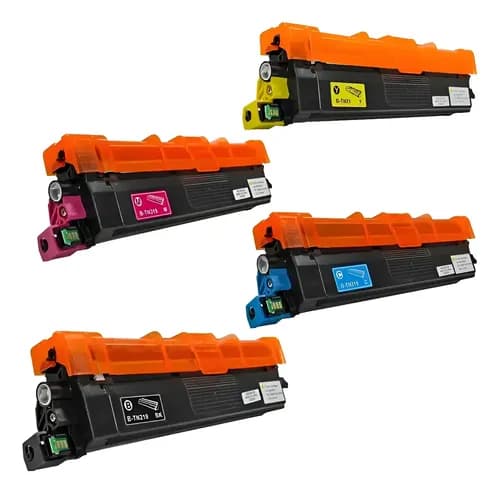 Kit De 4 Colores Toner Alternativo Tn219 Para L3560cdw Negro/cian/magenta/amarillo