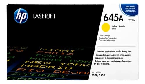 Toner Hp 645a 645 C9732a C9732 9732 Lj5500 5500 Original Amarillo