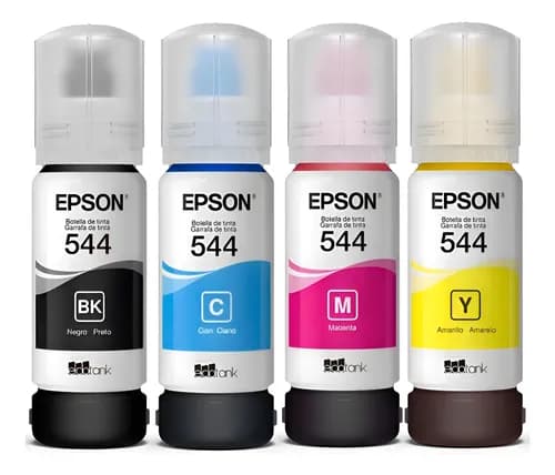 Epson 544 Combo X4 L5590 L3560 L3150 L3110 L3250 L3210 L1250 4 Colores