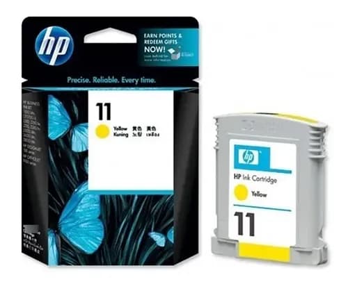 Hp 11 Amarillo C4838a En Blister Para Ploter 110 111 Y Otros Sí