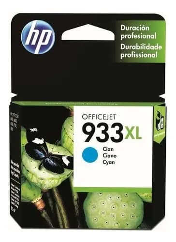 Cartucho De Tinta Hp 933xl Cian (cn054al) Para Hp Officejet 7110, 7610, 7612, 7510