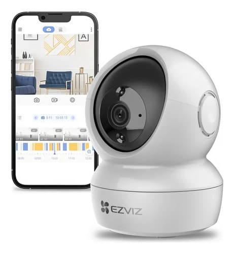 Cámara De Seguridad Ezviz H6c Ip Con Resolución 2mp Visión Blanco