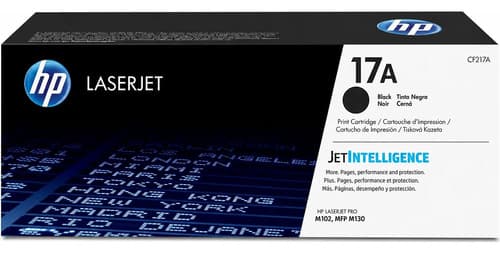 Toner Hp Cf217a 17a M102 M130 Original Negro
