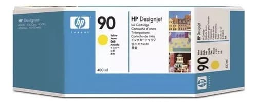 Cartucho Hp 90 Amarillo De 400 Ml Para Designjet
