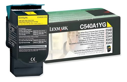 Toner Lexmark C540aycg C540 C543 C544 C546 X543 X544 X546 Amarillo