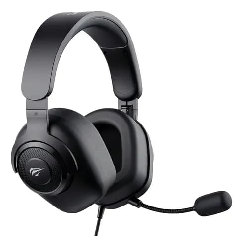 Auriculares Gamer Havit H2230d Over-ear Con Micrófono Desmontable Para Pc Y Consolas Negro