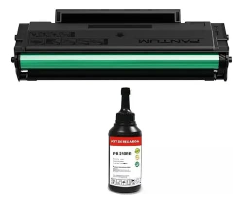 Toner Pantum Nt-pb211 + Kit De Recarga Pb-210rb P2500 M6500 Negro