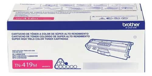 Cartucho De Toner Brother Tn419m Magenta P L8360cdw L8900cdw Magenta