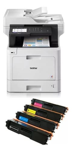 Impresora Multifuncion Brother Mfc 8900 + 4 Toner Tn419xl Blanco